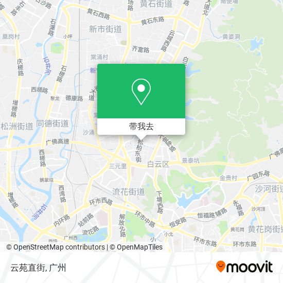 云苑直街地图