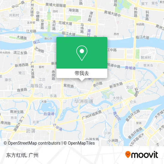 东方红纸地图