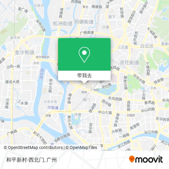 和平新村-西北门地图