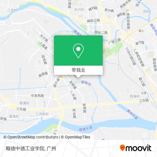 顺德中德工业学院地图