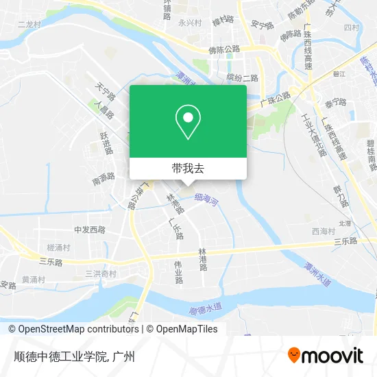 顺德中德工业学院地图