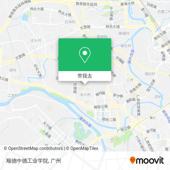 顺德中德工业学院地图