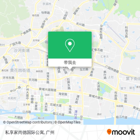 私享家尚德国际公寓地图