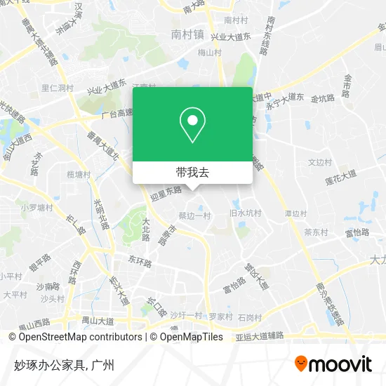 妙琢办公家具地图
