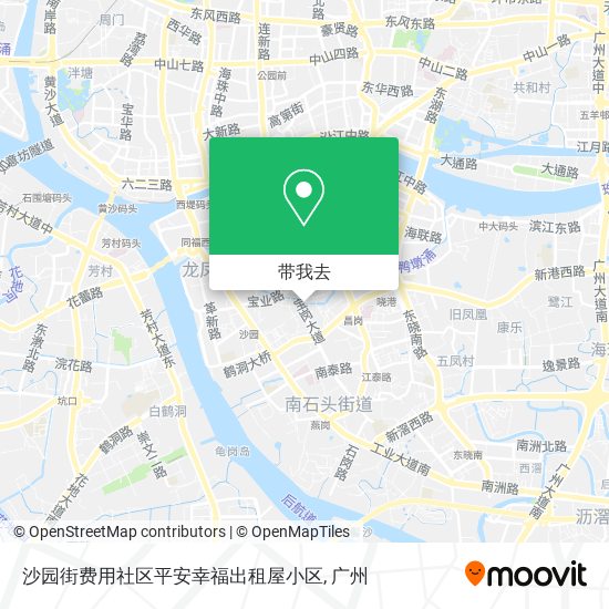 沙园街费用社区平安幸福出租屋小区地图