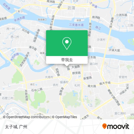太子城地图