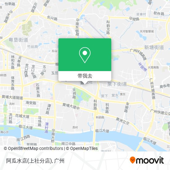 阿瓜水店(上社分店)地图
