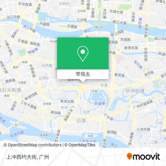 上冲西约大街地图