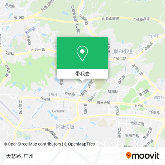 天慧路地图