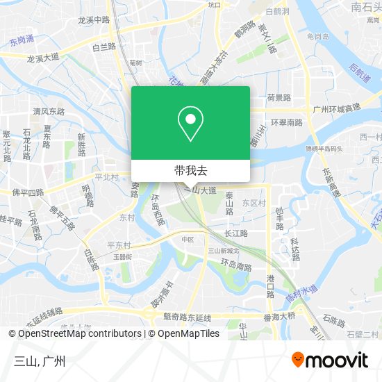 三山地图