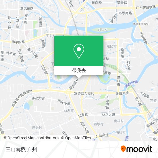 三山南桥地图