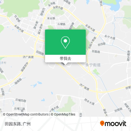 田园东路地图