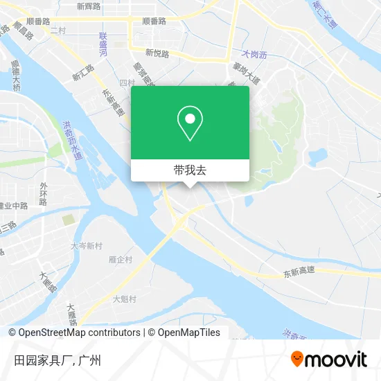 田园家具厂地图