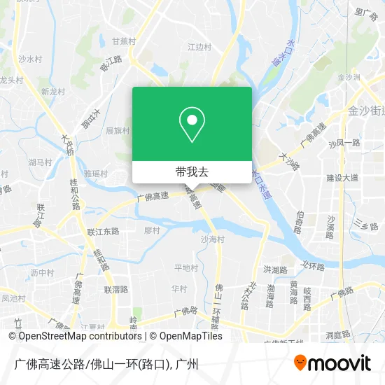 广佛高速公路/佛山一环(路口)地图