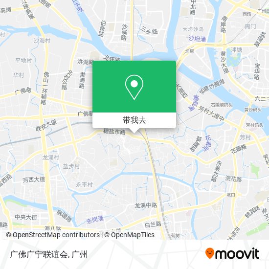 广佛广宁联谊会地图