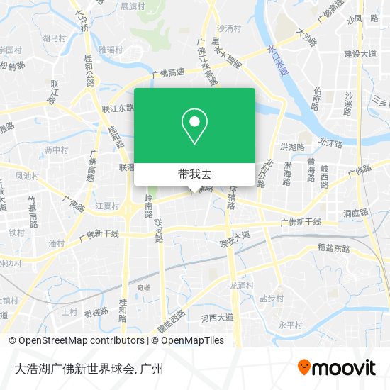 大浩湖广佛新世界球会地图