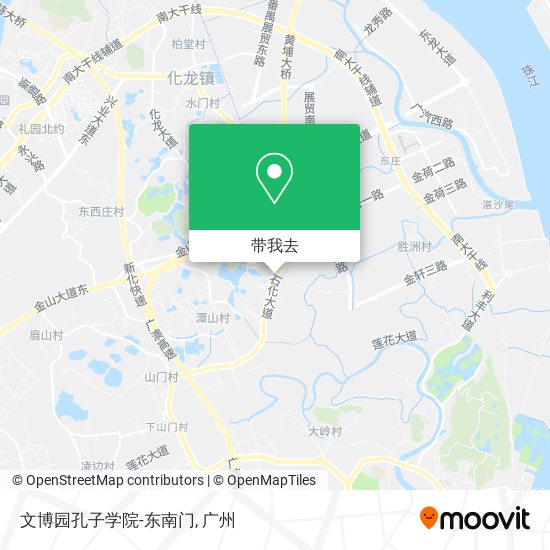 文博园孔子学院-东南门地图