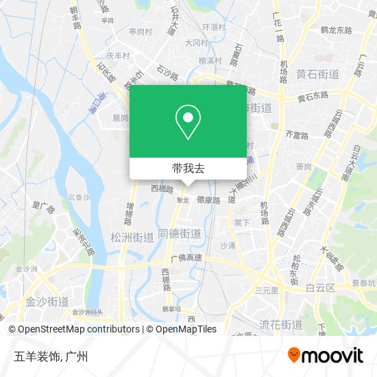 五羊装饰地图