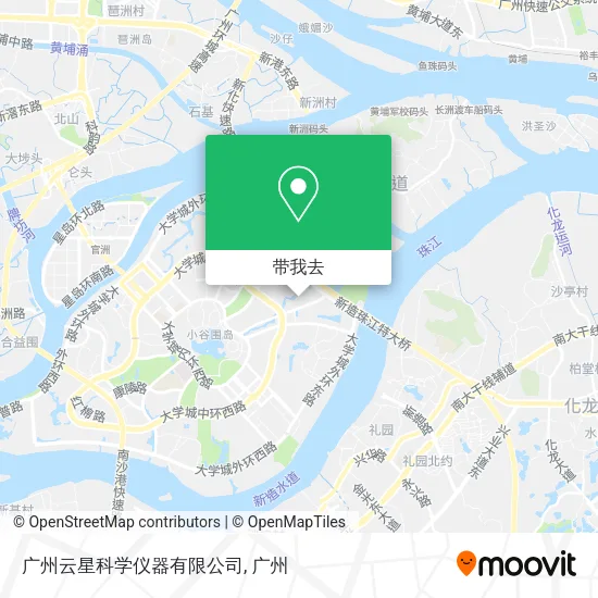 广州云星科学仪器有限公司地图