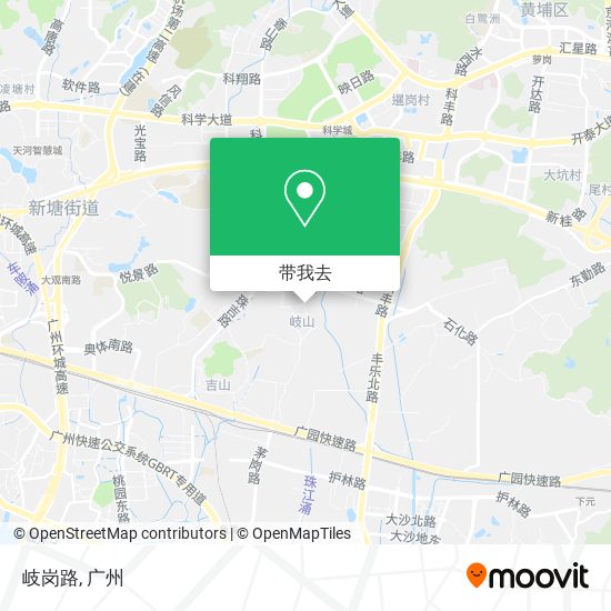 岐岗路地图