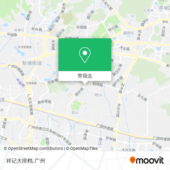 祥记大排档地图
