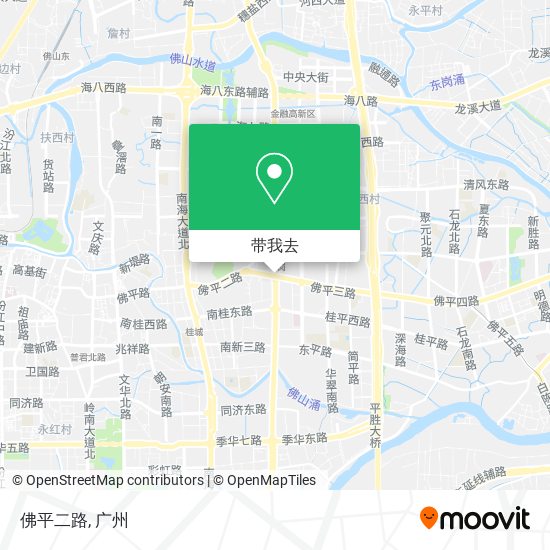 佛平二路地图