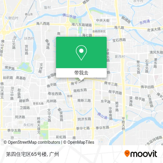 第四住宅区65号楼地图