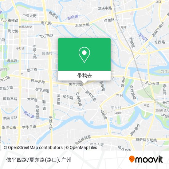 佛平四路/夏东路(路口)地图