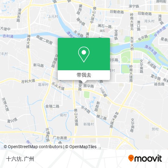 十六坊地图
