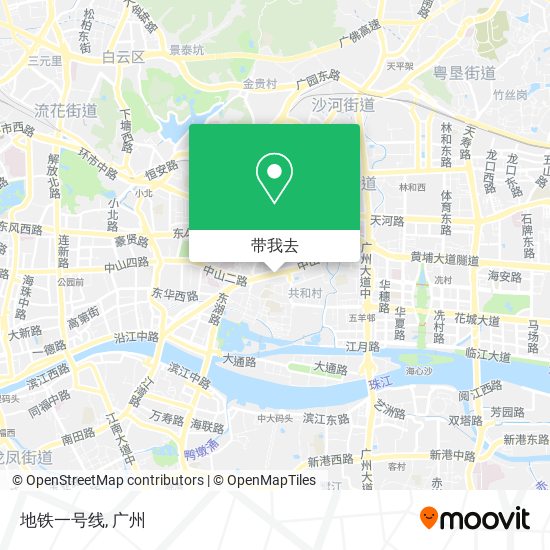 地铁一号线地图