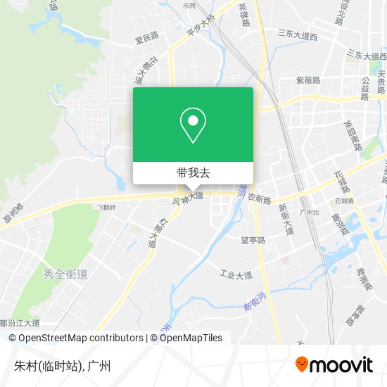 朱村(临时站)地图