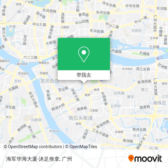 海军华海大厦-沐足推拿地图