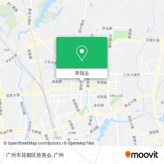 广州市花都区慈善会地图