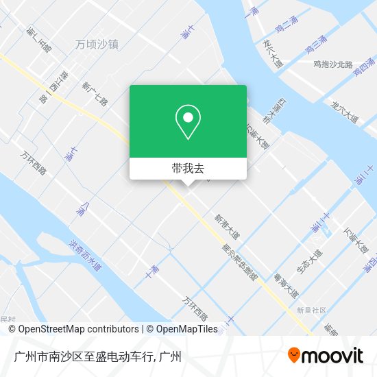 广州市南沙区至盛电动车行地图