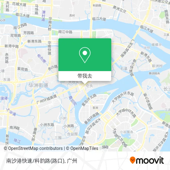 南沙港快速/科韵路(路口)地图
