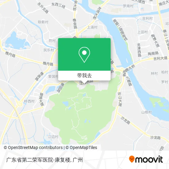 广东省第二荣军医院-康复楼地图