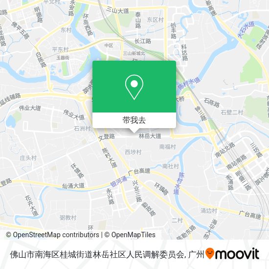 佛山市南海区桂城街道林岳社区人民调解委员会地图
