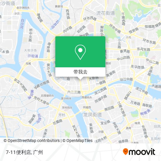7-11便利店地图