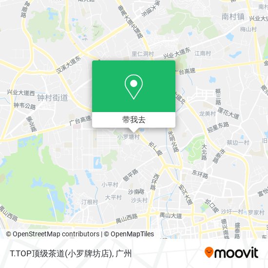 T.TOP顶级茶道(小罗牌坊店)地图