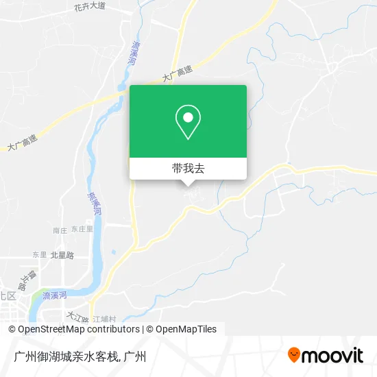广州御湖城亲水客栈地图