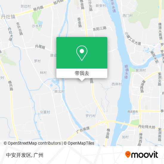 中安开发区地图