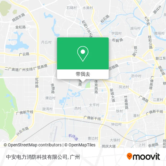 中安电力消防科技有限公司地图