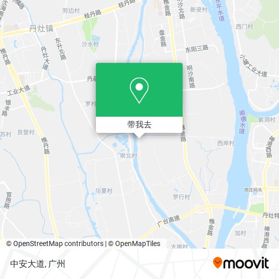 中安大道地图