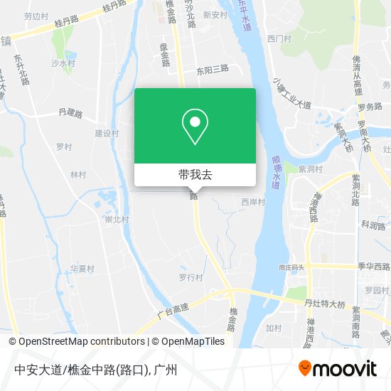 中安大道/樵金中路(路口)地图