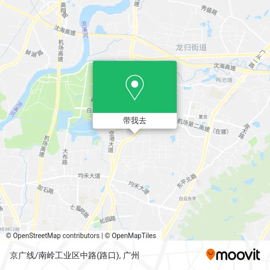 京广线/南岭工业区中路(路口)地图