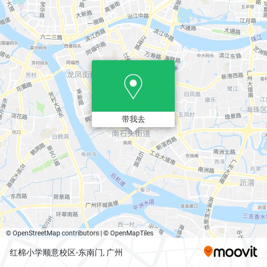 红棉小学顺意校区-东南门地图