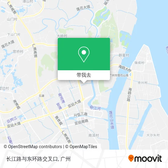 长江路与东环路交叉口地图