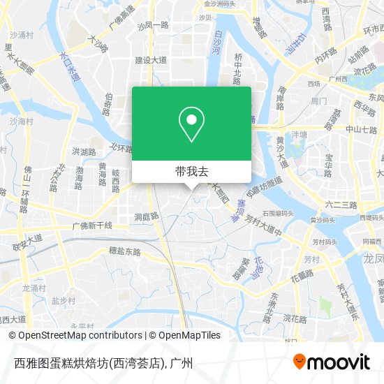 西雅图蛋糕烘焙坊(西湾荟店)地图
