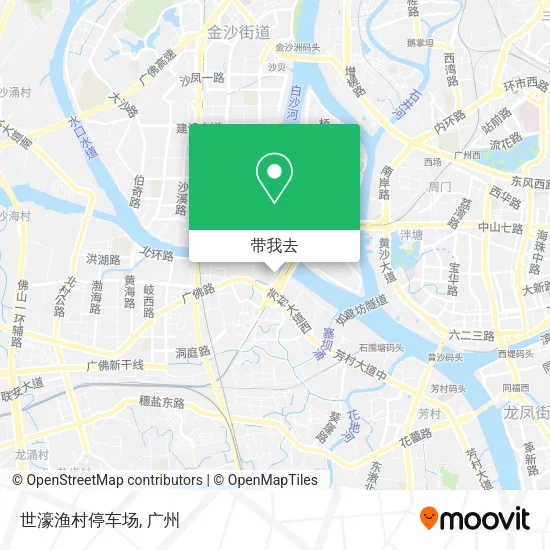 世濠渔村停车场地图