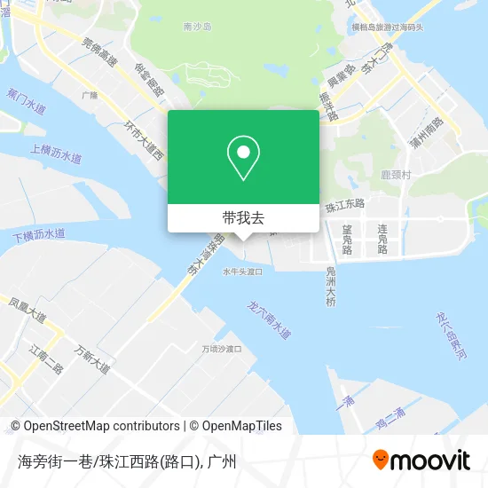 海旁街一巷/珠江西路(路口)地图